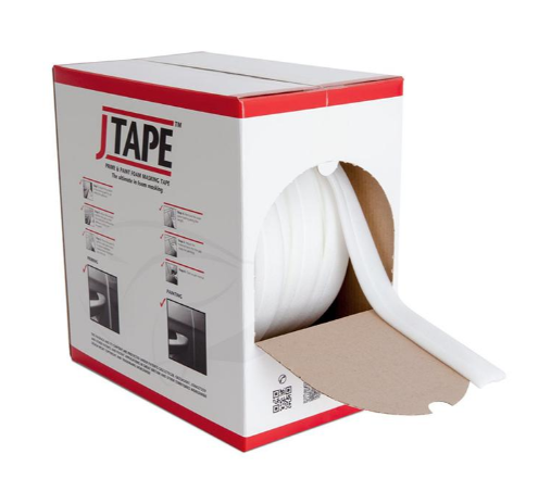 JTAPE Поролоновый валик для окраски мокрым по мокрому 35мм х 30м