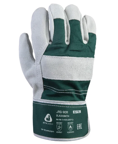 JETA SAFETY JRG-8011 Blacksmith Перчатки комбинированные из спилка (A)