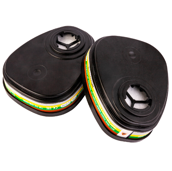 JETA SAFETY 6541 Фильтр противогазовый для защиты от органических, неорганических, кислых газов и аммиака класса A1B1E1K1