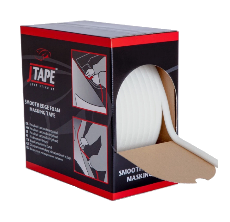 JTAPE Поролоновый валик стандартный Smooth Edge для проёмов 13мм х 50м