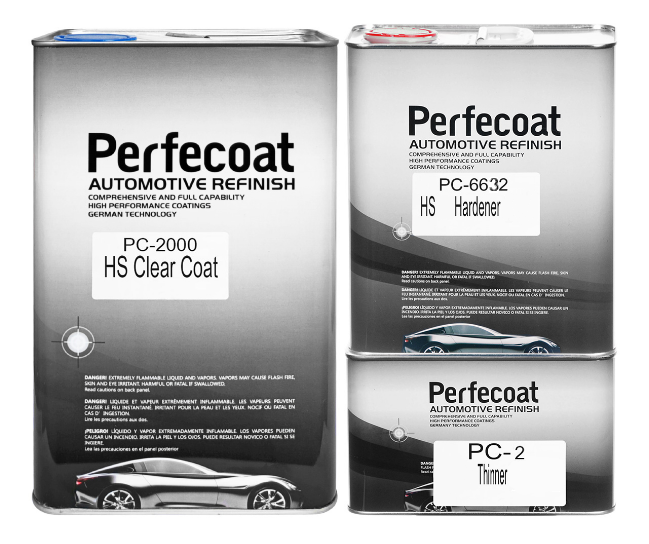 Perfecoat Комплект Лак PC-2000 5л + отвердитель PC-6623 2,5л + разбавитель PC-2 1л