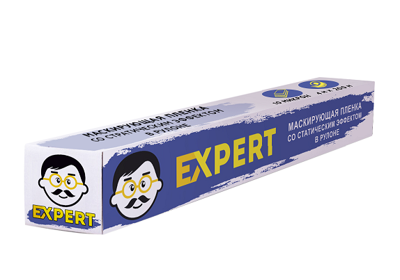 Expert Маскирующая пленка со статическим эффектом в рулоне 10микрон