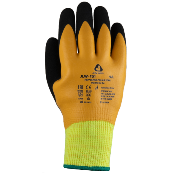 JETA SAFETY JLW-701 Polar Star Акриловые утепленные перчатки с начесом