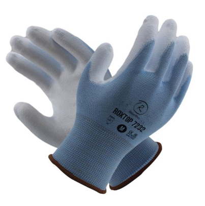 RoxelPro ROXTOP 7232 Перчатки защитные с полиуретановым покрытием ладони