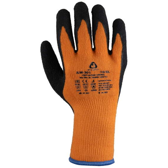 JETA SAFETY JLW-301 Плотные утепленные перчатки Viking с покрытием 