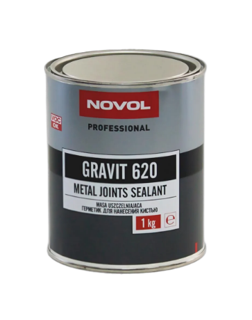 Novol GRAVIT 620 Герметик серый для нанесения кистью 1кг