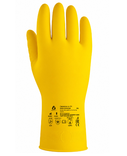 JETA SAFETY JL-711 Atom Universal Латексные перчатки из с хлопковым напылением