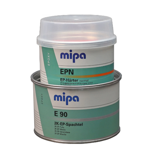 Mipa E 90 2K Шпатлёвка эпоксидная светло-серая с отвердителем Mipa EPN 1,5кг