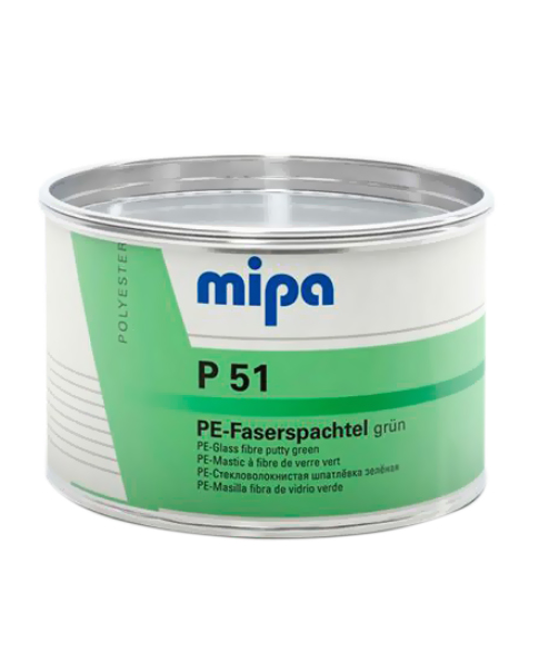 Mipa P 51 Шпатлёвка стекловолокнистая зеленая 1,8кг