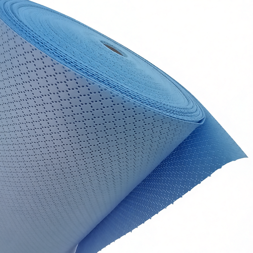 Adolf Bucher Нетканый материал в кор-диспенсере, 80г, 32х30см 300 листов, 1 рул, голубые