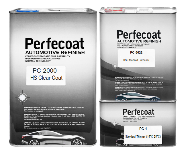 Perfecoat Комплект Лак PC-2000 5л + отвердитель PC-6622 2,5л + разбавитель PC-1 1л