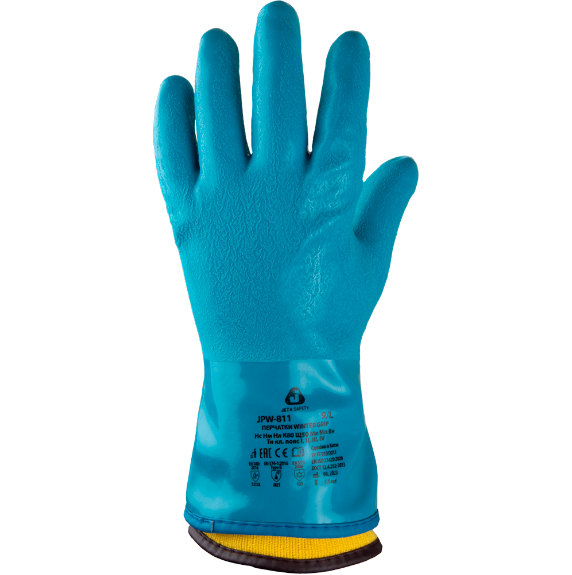 JETA SAFETY JPW-811 Утепленные химические перчатки Winter Grip