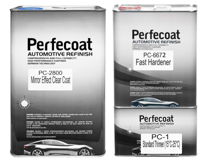 Perfecoat Комплект Лак PC-2800 5л + отвердитель PC-6672 2,5л + разбавитель PC-1 1л