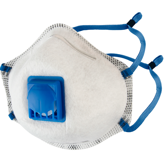 JETA SAFETY JM-7628 Чашеобразный респиратор с клапаном и угольным слоем (FFP2 R D)