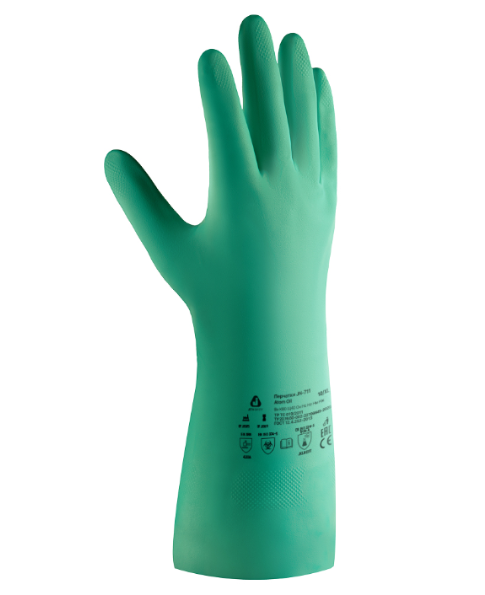 JETA SAFETY JN-711 Atom Oil Нитриловые перчатки с хлопковым напылением
