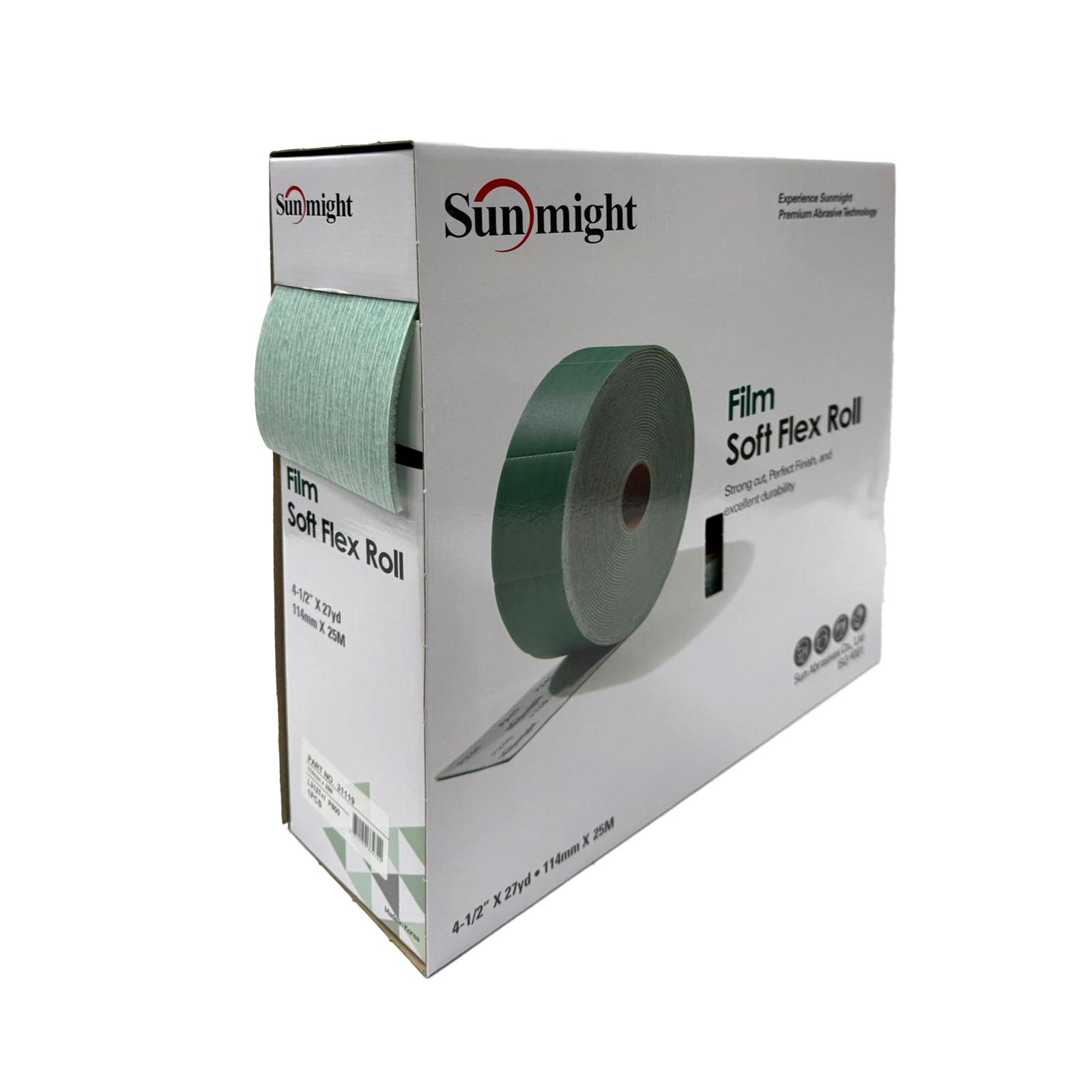 Sunmight FILM L312T Soft Flex Pad Шлифовальная бумага перфорир. рулон