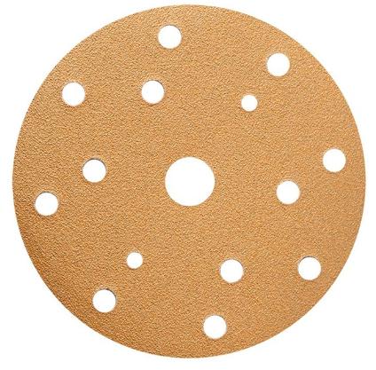 Sunmight GOLD B312T Шлифовальный круг на липучке, золотистый