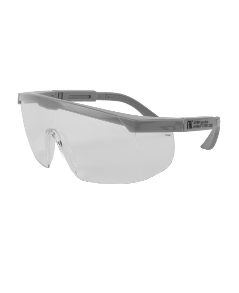 JETA SAFETY Очки защитные JSG-9901 Aurora Basic открытого типа с боковой защитой и регулировкой, прозрачные линзы