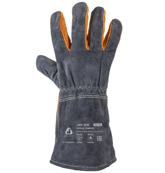 JETA SAFETY JWK-502 Ferrus Comfort Сварочные краги c подкладкой и усиленными швами