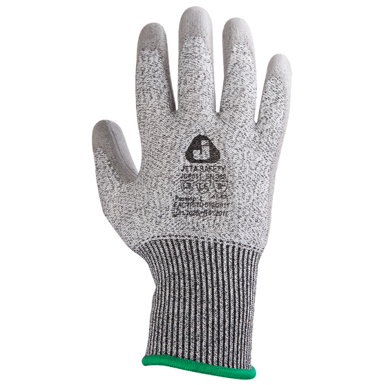 JETA SAFETY JCP051 Антипорезные перчатки с полиуретановым покрытием (5 класс)